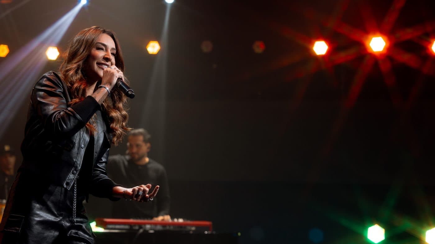 Dani Morais no palco